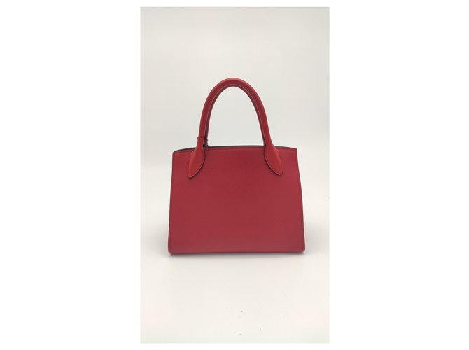Borsa Prada in pelle Saffiano rossa Rosso - vista 11