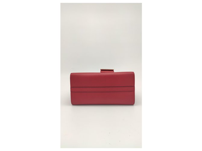Borsa Prada in pelle Saffiano rossa Rosso - vista 12