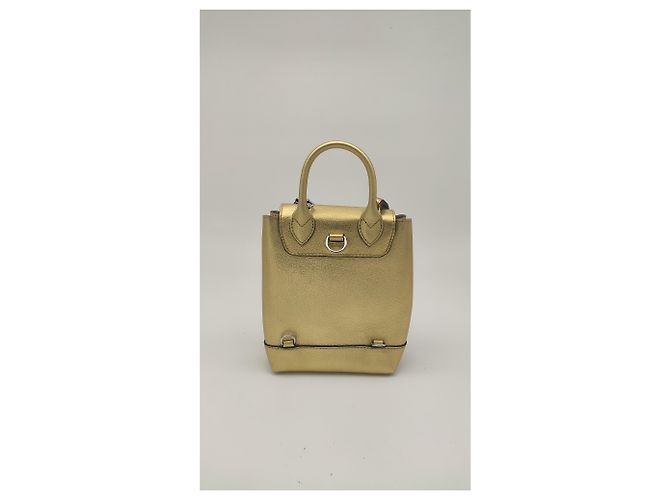 Lockit Borsa Louis Vuitton Lokme in pelle dorata D'oro - vista 10