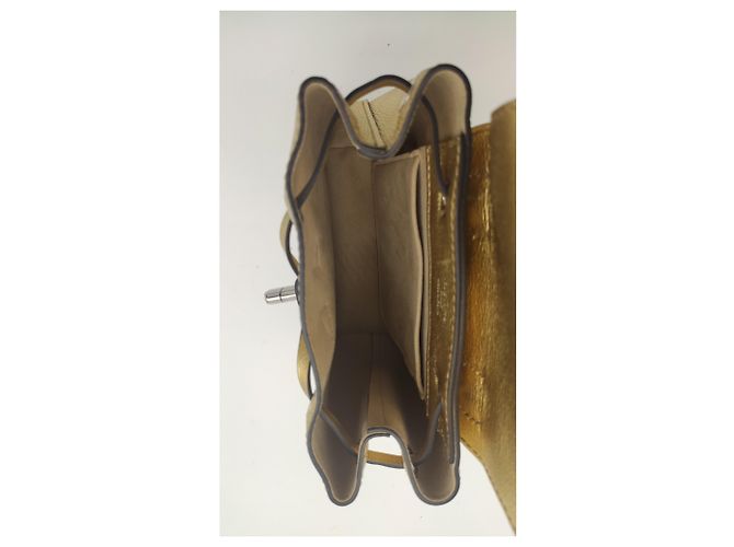 Lockit Borsa Louis Vuitton Lokme in pelle dorata D'oro - vista 2