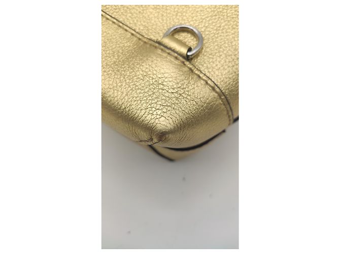 Lockit Borsa Louis Vuitton Lokme in pelle dorata D'oro - vista 4