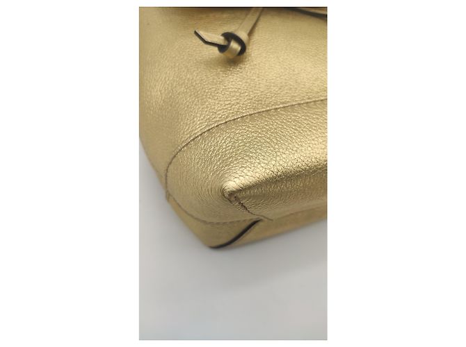 Lockit Borsa Louis Vuitton Lokme in pelle dorata D'oro - vista 5