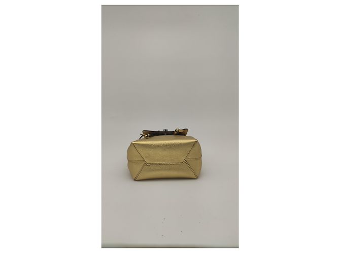 Lockit Borsa Louis Vuitton Lokme in pelle dorata D'oro - vista 7