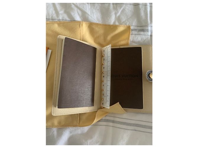 Agenda Louis Vuitton Marrón de Tela Castaño - vista 4