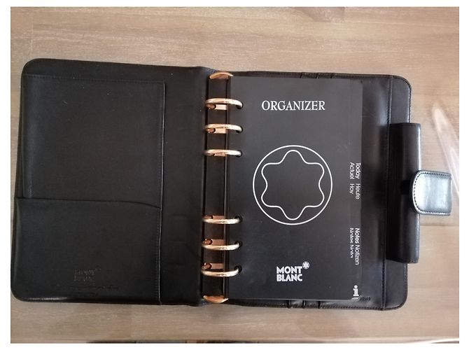 Montblanc Organizer Agenda Black Leather - view 6