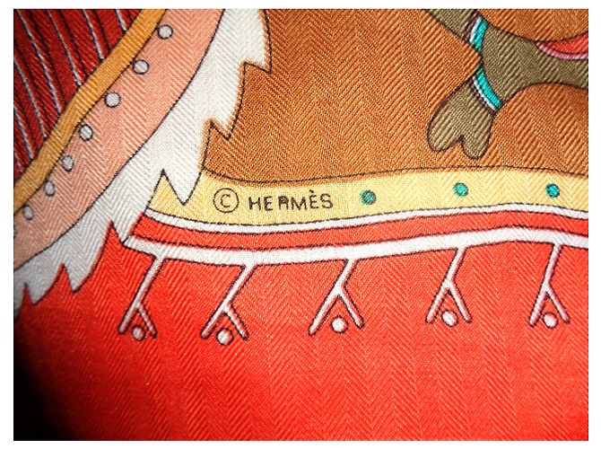 Hermès Lenços Multicor - vista 10