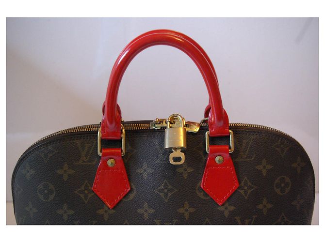 Louis Vuitton Alma PM Rot - Ansicht 5