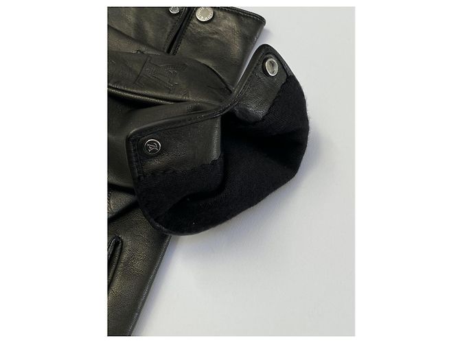 Guanti Louis Vuitton Monogram Shadow Classic Nero - vista 10