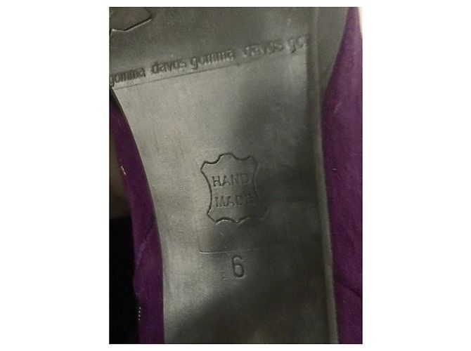 Kennel & Schmenger Botas hasta la rodilla moradas hechas a mano Púrpura - vista 10