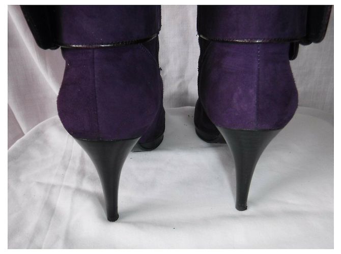 Kennel & Schmenger Botas hasta la rodilla moradas hechas a mano Púrpura - vista 5