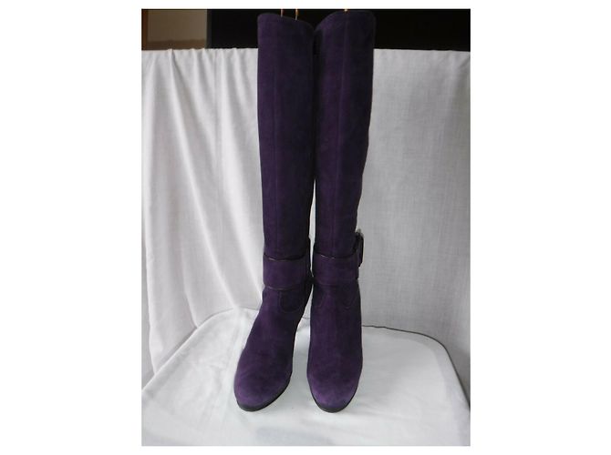 Kennel & Schmenger Botas hasta la rodilla moradas hechas a mano Púrpura - vista 6