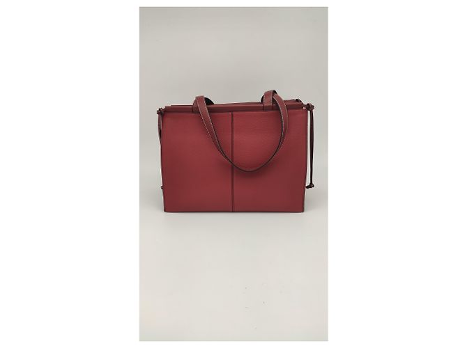 Borsa a cuscino Loewe in pelle melograno Bordò - vista 10