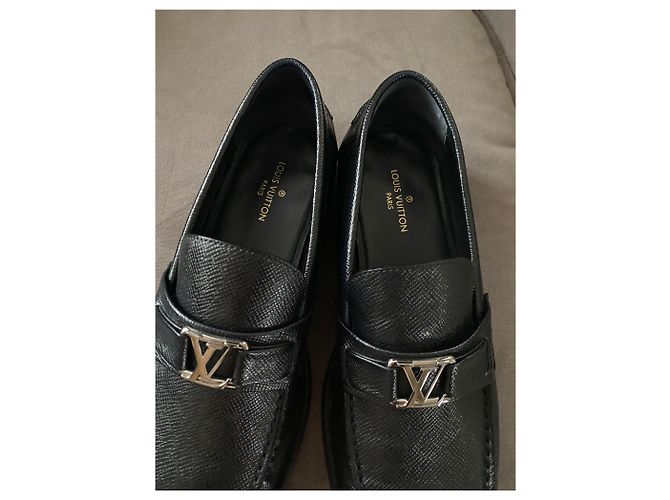 Louis Vuitton Black Leather Lace Ups - view 2