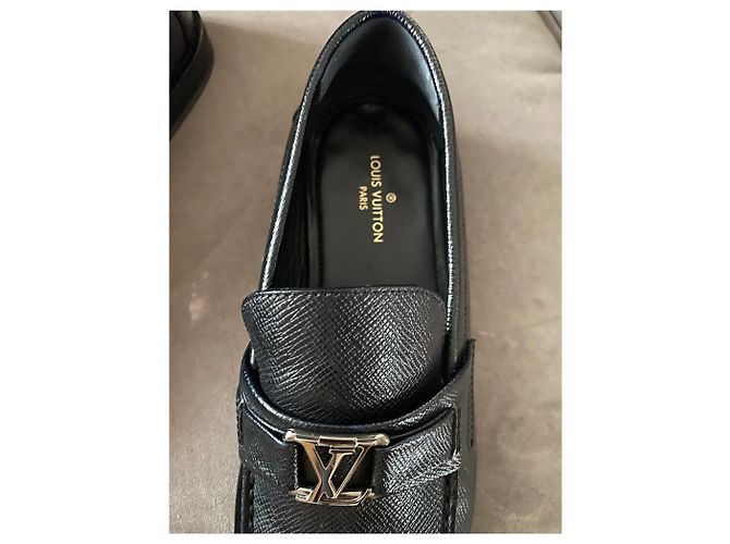 Louis Vuitton Black Leather Lace Ups - view 6