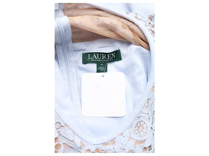 Ralph Lauren Kleid aus blauer Spitze - Ansicht 3
