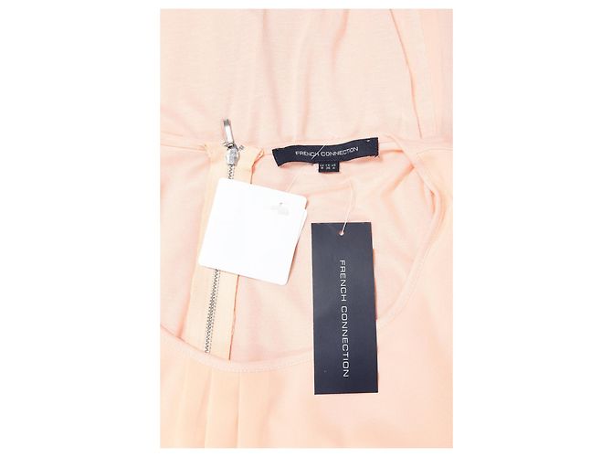 French Connection Kleid Orange Koralle aus Viskose - Ansicht 3