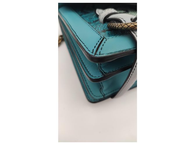 Bottega Veneta City Knot Bag Blu Verde - vista 3