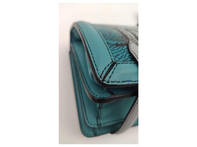Bottega Veneta City Knot Bag Blu Verde - vista 5