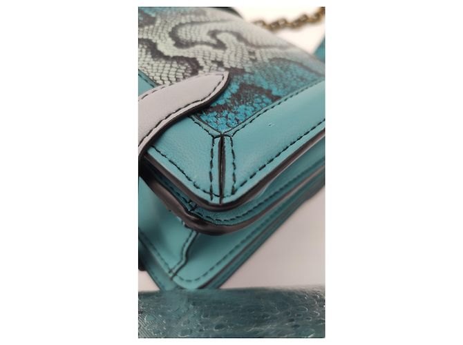 Bottega Veneta City Knot Bag Blu Verde - vista 6