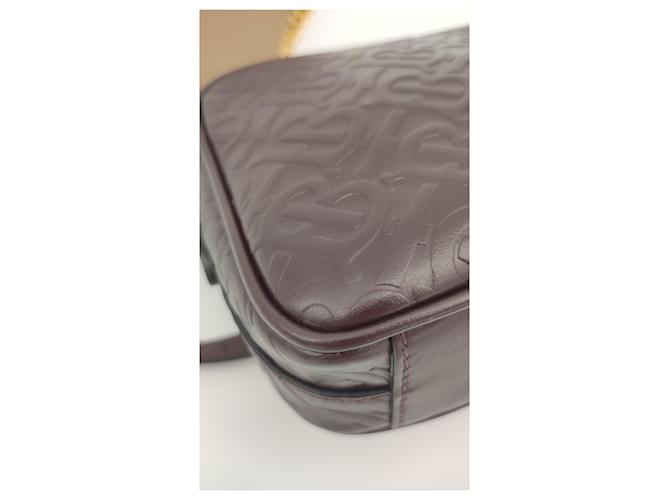 Camera bag Burberry in pelle monogram Marrone - vista 10