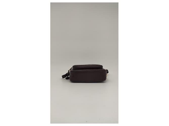 Camera bag Burberry in pelle monogram Marrone - vista 6