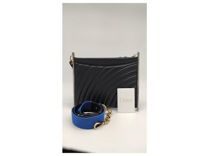 Chloé Borsa Roy di Chloe in pelle nera Nero - vista 9
