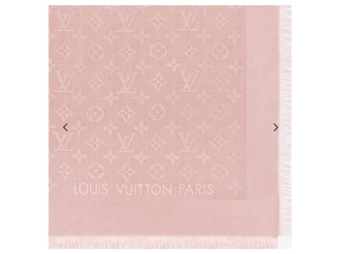 Louis Vuitton m70805 scialle monogram shine Rosa - vista 2