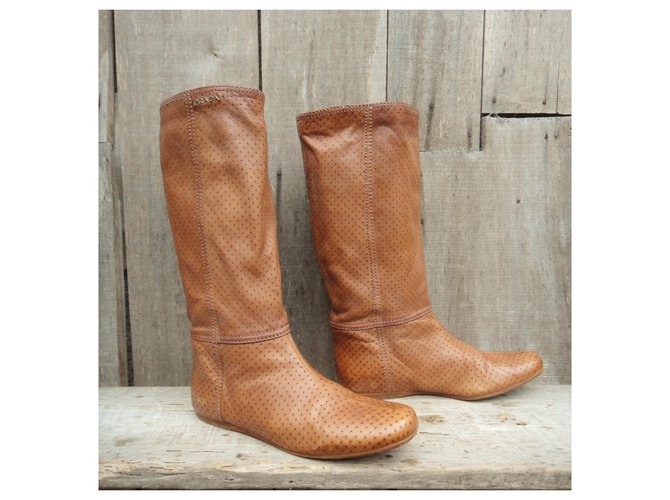 Botas prada p caladas 39,5 Beige - vista 3