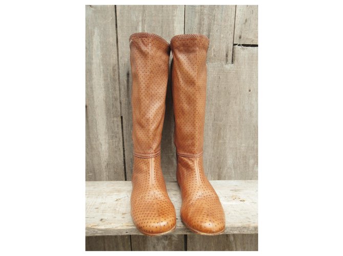 Botas prada p caladas 39,5 Beige - vista 5