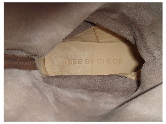 Stivaletti See By Chloé 38,5 Beige - vista 2
