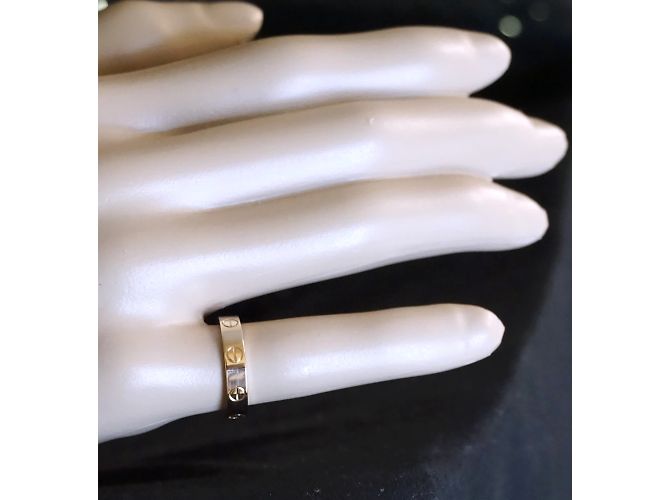Cartier Rose Gold 18k Liebe Ehering Ringgröße 50 - Ansicht 3