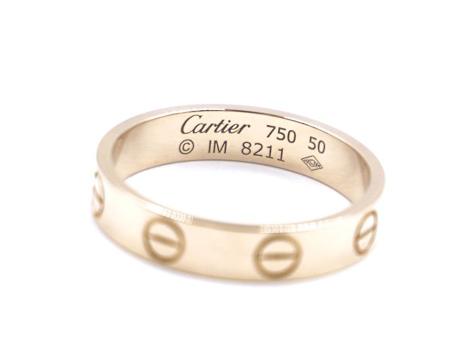 Cartier Rose Gold 18k Liebe Ehering Ringgröße 50 - Ansicht 8