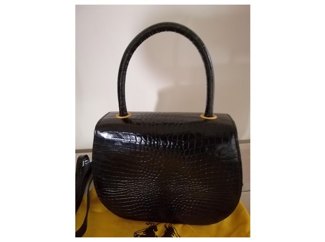 Autre Marque Borsa a mano Didier Lamarthe in pelle nera Nero - vista 4