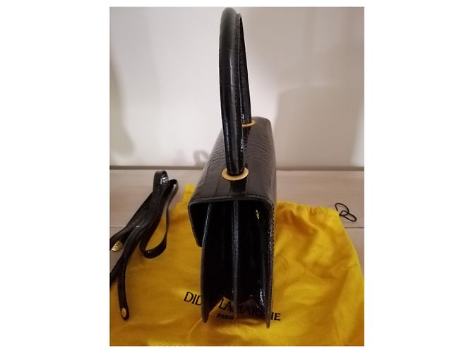 Autre Marque Borsa a mano Didier Lamarthe in pelle nera Nero - vista 5
