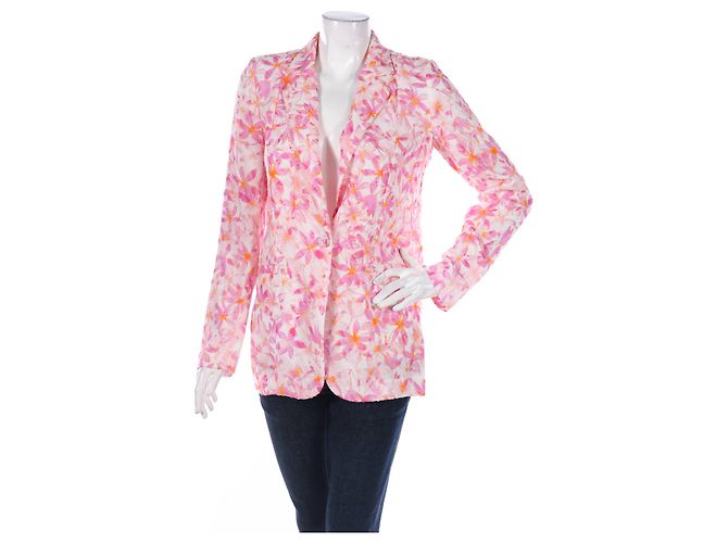 Patrizia Pepe Blumenblazer aus Polyester Größe 42 Mehrfarben - Ansicht 5