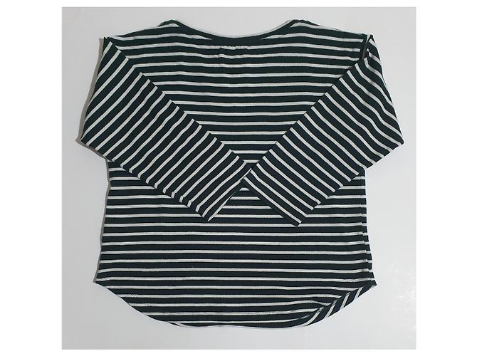 Blusa a righe Mads Norgaard Bianca e Verde in Cotone Taglia M Bianco - vista 4