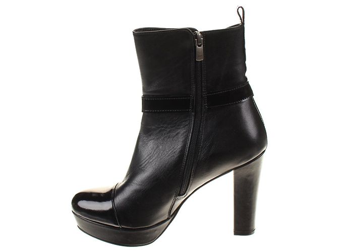 Botas John Galliano de cuero negro - vista 3