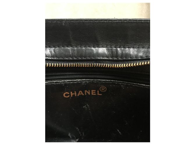Borsa Chanel in pelle nera Nero - vista 4