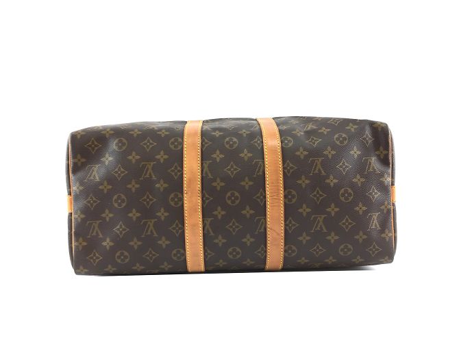 Louis Vuitton Keepall 45 Tela monogramma Bandouliere Marrone - vista 4