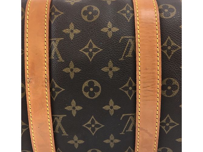 Louis Vuitton Keepall 45 Tela monogramma Bandouliere Marrone - vista 5