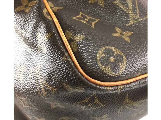 Louis Vuitton Keepall 45 Tela monogramma Bandouliere Marrone - vista 6