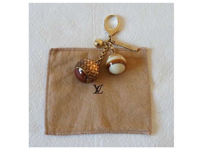 Louis Vuitton Taschenanhänger Braun Beige Karamell - Ansicht 4