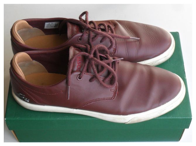 Scarpa Lacoste in vera pelle Bordò - vista 2