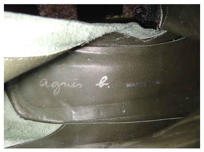 Agnès b. Agnes b boots. Pointure 36 Verde scuro - vista 2
