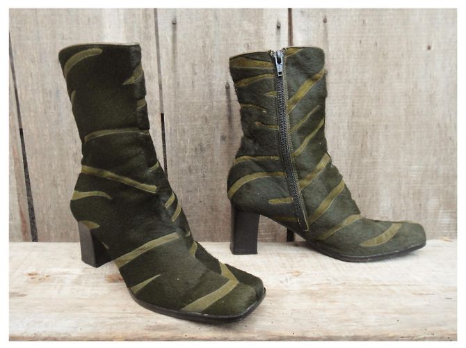 Agnès b. Agnes b boots. Pointure 36 Verde scuro - vista 3