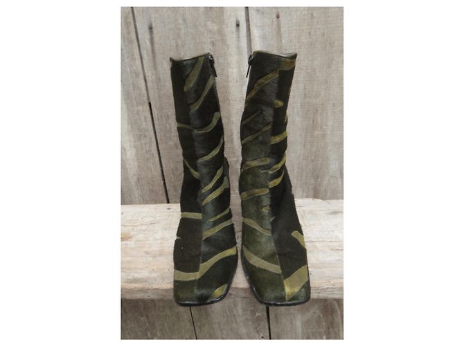 Agnès b. Agnes b boots. Pointure 36 Verde scuro - vista 4