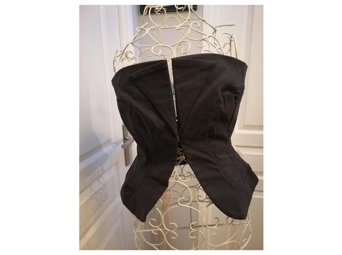 Autre Marque Set Guess by Marciano Bustier e Bermuda Blu Navy Cotone - vista 4