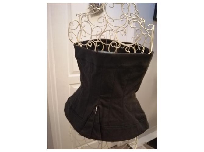 Autre Marque Set Guess by Marciano Bustier e Bermuda Blu Navy Cotone - vista 5