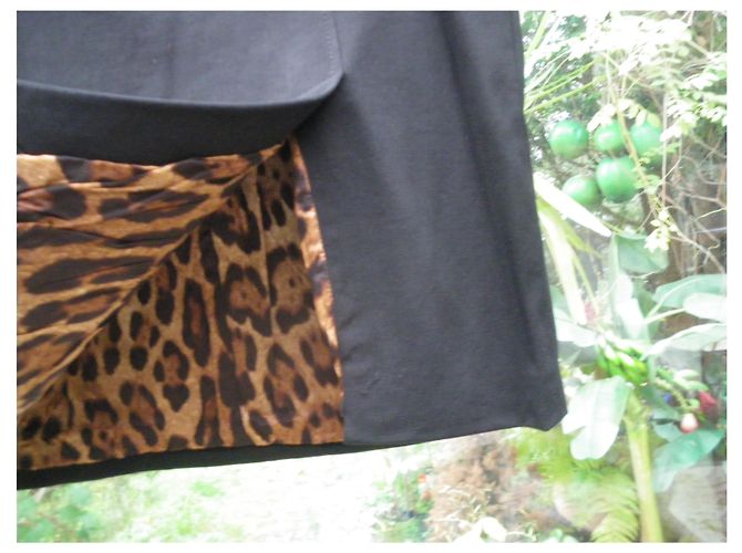 Falda de lana negra Dolce & Gabbana Negro - vista 2