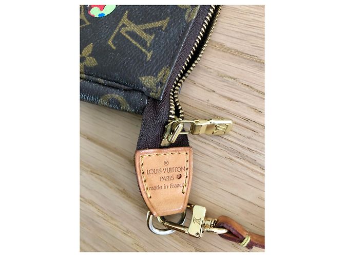Louis Vuitton & Takashi Murakami clutch Marrone scuro - vista 3